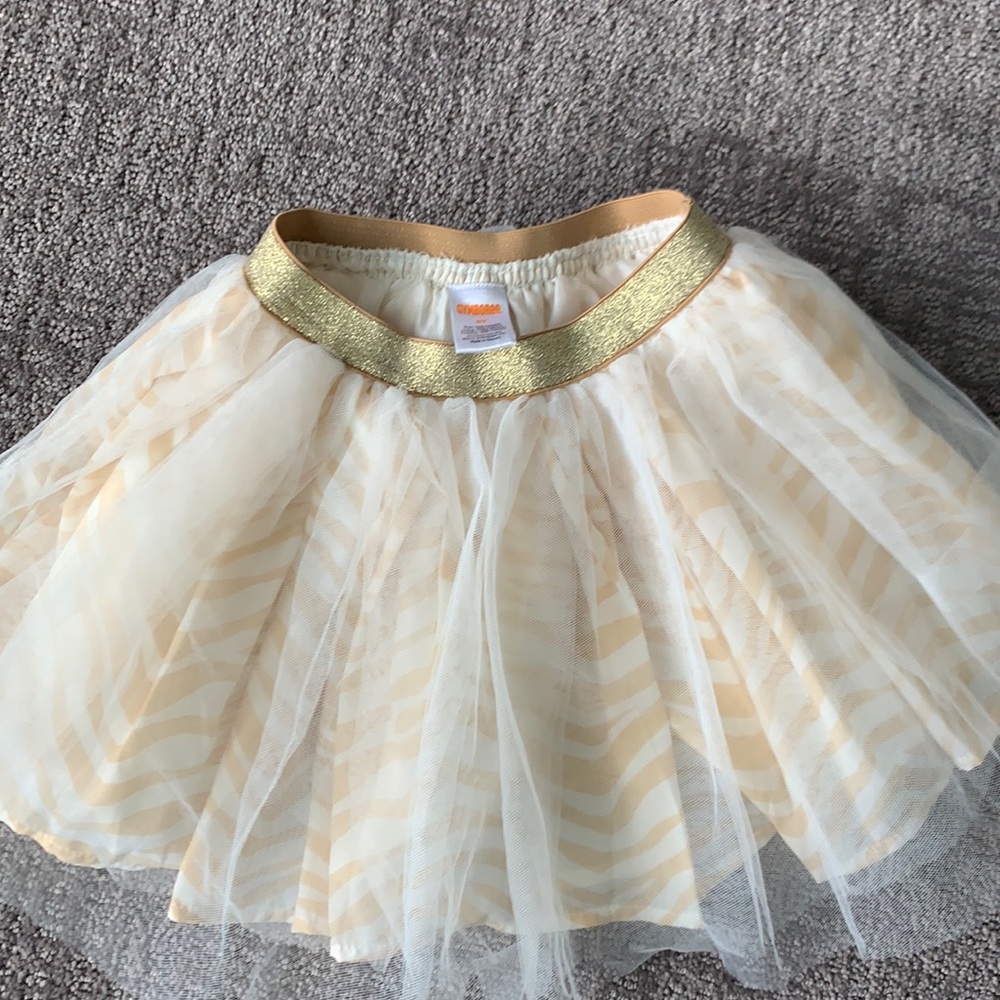 Gymboree Gold Sparkle tulle Tutu 5T